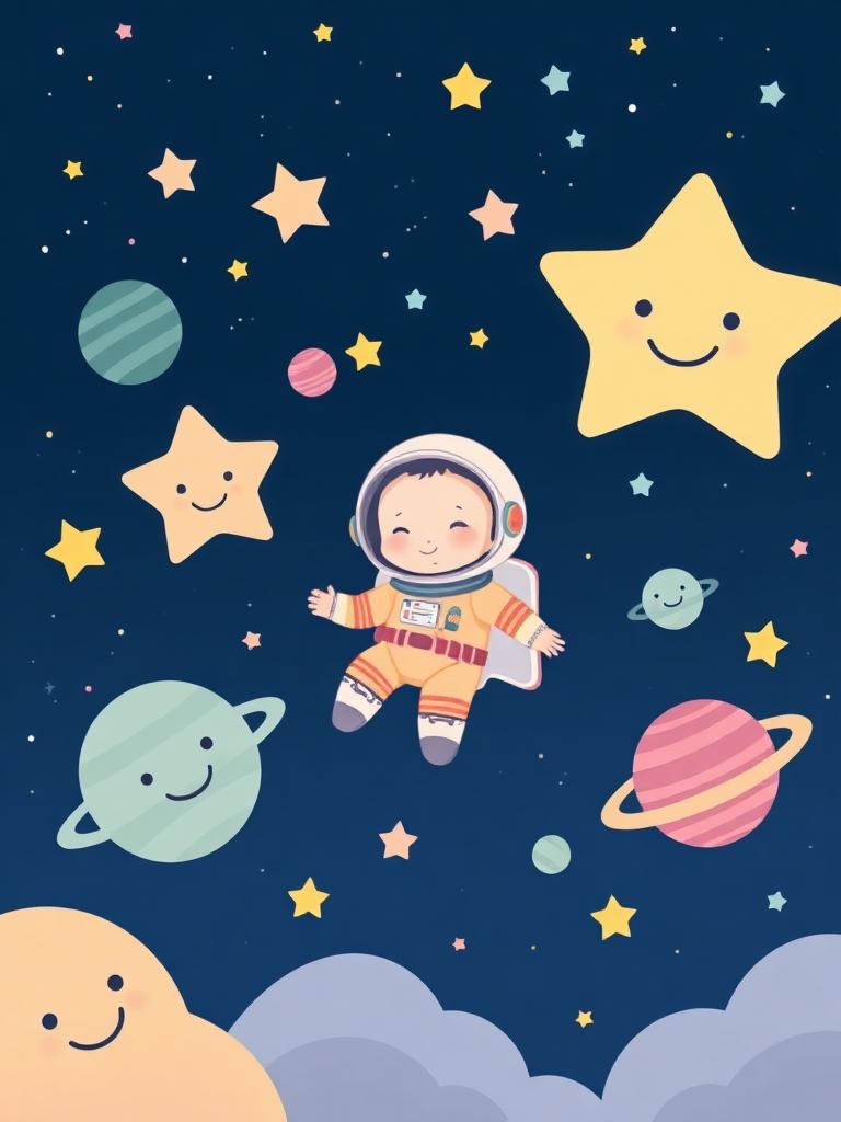 My Little Astronaut personalised storybook cover
